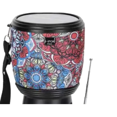 Boxa portabila bluetooth cu incarcare solara design Darbuka cu radio FM si lanterna