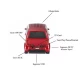 Boxa portabila Bluetooth Q YX233 in forma de masina SMART