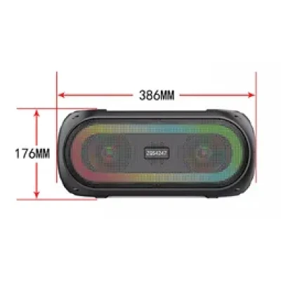 Boxa portabila bluetooth ZQS 4247 karaoke cu 2 microfoane
