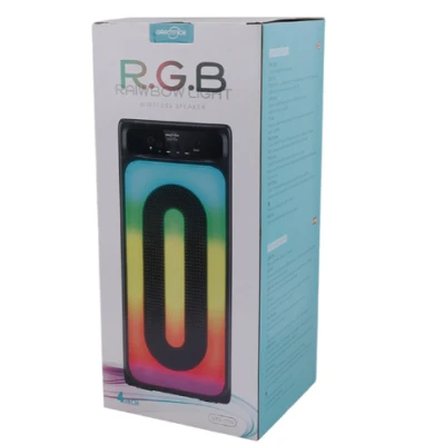 Boxa portabila cu bluetooth GTS 1770 led RGB 4 inch
