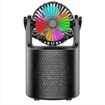 Boxa portabila cu bluetooth ZQS1440 si mini ventilator