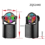 Boxa portabila cu bluetooth ZQS1440 si mini ventilator