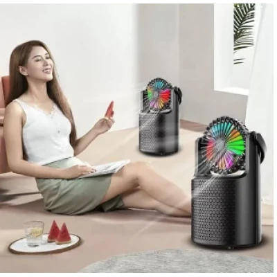 Boxa portabila cu bluetooth ZQS1440 si mini ventilator