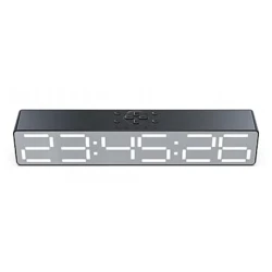 Boxa Portabila cu Ceas Alarma SD Bluetooth Andowl QYXB133