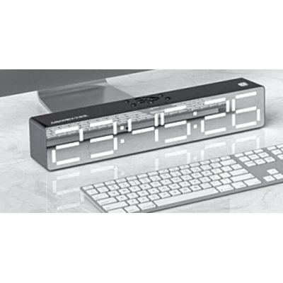 Boxa Portabila cu Ceas Alarma SD Bluetooth Andowl QYXB133