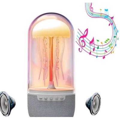 Boxa portabila cu design meduza efecte de iluminare 7 culori bluetooth