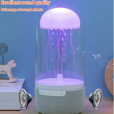 Boxa portabila cu design meduza efecte de iluminare 7 culori bluetooth