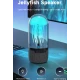 Boxa portabila cu design meduza efecte de iluminare 7 culori bluetooth