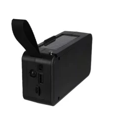 Boxa portabila cu incarcare Solara HF F6 conexiune bluetooth radio FM player mp3 USB/TF