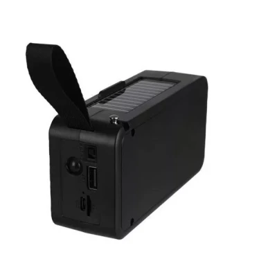 Boxa portabila cu incarcare Solara HF F6 conexiune bluetooth radio FM player mp3 USB/TF