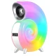 Boxa portabila cu lumini in forma de MELC ceas bluetooth KP 556