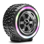 Boxa portabila G2389 cu led RGB model roata 10W