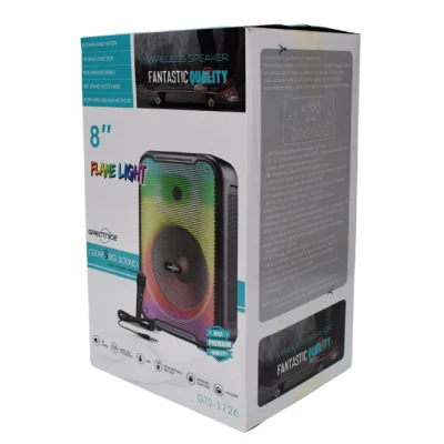 Boxa portabila GTS-1726 Bluetooth Putere 20W Lumini LED RGB