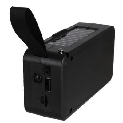Boxa Portabila HF-F6 Incarcare Solara  Cu Bluetooth USB TF AUX Radio Hands-Free