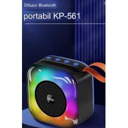 Boxa Portabila KP 561 Bluetooth LED Joc de lumini 1200 mAh 5W USB