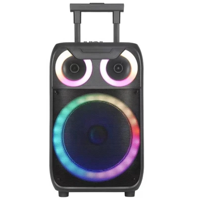 Boxa portabila troliu Andowl Q YX8000 iluminare RGB telecomanda microfon