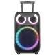 Boxa portabila troliu Andowl Q YX8000 iluminare RGB telecomanda microfon
