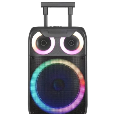 Boxa portabila troliu Andowl Q YX8000 iluminare RGB telecomanda microfon