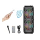 Boxa portabila ZQS8229W cu microfon putere 40W baterie 4500mAh LED 2x8inch