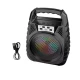 Boxa portabila ZQS 6148 de 30W PMPO BT/FM/USB LED 1500mAh