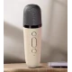 Boxa rotunda de karaoke portabila cu 2 microfoane wireless player muzical CH