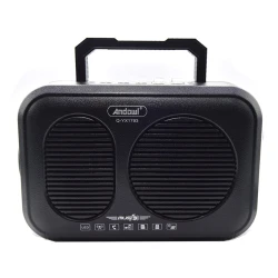 Boxa tip sistem iluminare LED cu 2 becuri USB MP3 BT Q YX1793