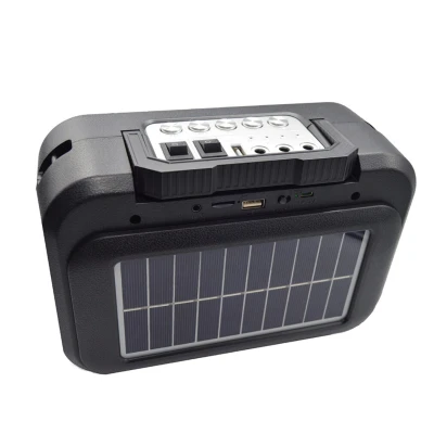 Boxa tip sistem iluminare LED cu 2 becuri USB MP3 BT Q YX1793