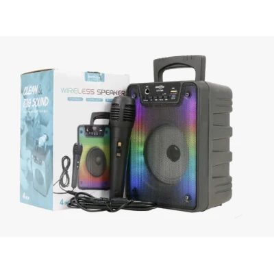 UB Boxa wireless GTS 1868 cu bluetooth USB lumini si microfon