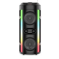 Boxa ZQS 4253 bluetooth cu panou solar si lumina RGB