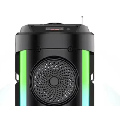 Boxa ZQS 4253 bluetooth cu panou solar si lumina RGB