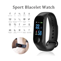 Bratara Fitness M3 USB bluetooth masurare ritm cardiac si alte functii ale organismului