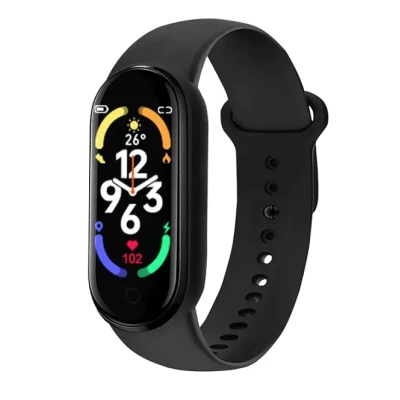Bratara Fitness M7 Rezistenta la Apal Notificari SMS/Apeluri Pedometru Ceas cu Alarma 