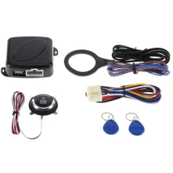 Buton de pornire vehicul buton de pornire cu alarma auto si sistem antifurt