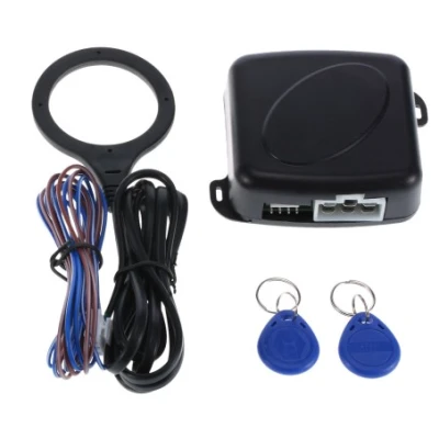 Buton de pornire vehicul buton de pornire cu alarma auto si sistem antifurt