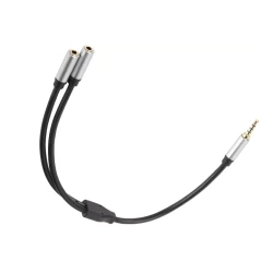 Cablu adaptor audio QHD74  de 3.5mm 20cm