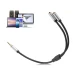 Cablu adaptor audio QHD74  de 3.5mm 20cm