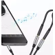 Cablu adaptor audio QHD74  de 3.5mm 20cm