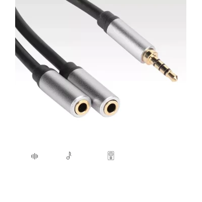 Cablu adaptor audio QHD74 de 3.5mm 20cm