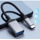 Cablu adaptor QZH018 model OTG USB Tip C de 20cm