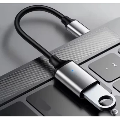 Cablu adaptor QZH018 model OTG USB Tip C de 20cm