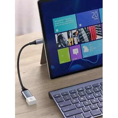 Cablu adaptor QZH018 model OTG USB Tip C de 20cm
