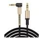 Cablu audio cu conectori QT201 1m mufa jack 3.5mm