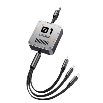 Cablu de date cu 3 mufe diferite Q SJ100 de 100W