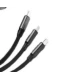 Cablu de date cu 3 mufe diferite Q SJ100 de 100W