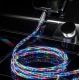 Cablu de date cu incarcare super rapida si lumina LED PD 4 in 1