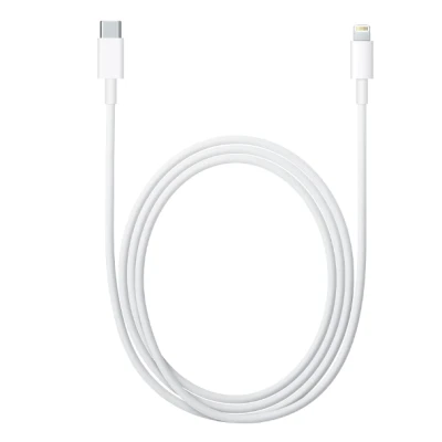 Cablu de date/incarcare USB Type C to Lightning lungime 2 metri ALB
