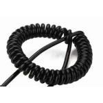 Cablu de date USB la USB type C spiralat negru