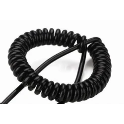 Cablu de date USB la USB type C spiralat negru