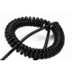 Cablu de date USB la USB type C spiralat negru