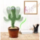 CACTUS dansator si vorbitor cu LED-uri Colorate / Jucarie interactiva OF